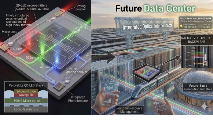 Integrated photonic emitters and future optical data-center infrastructure.